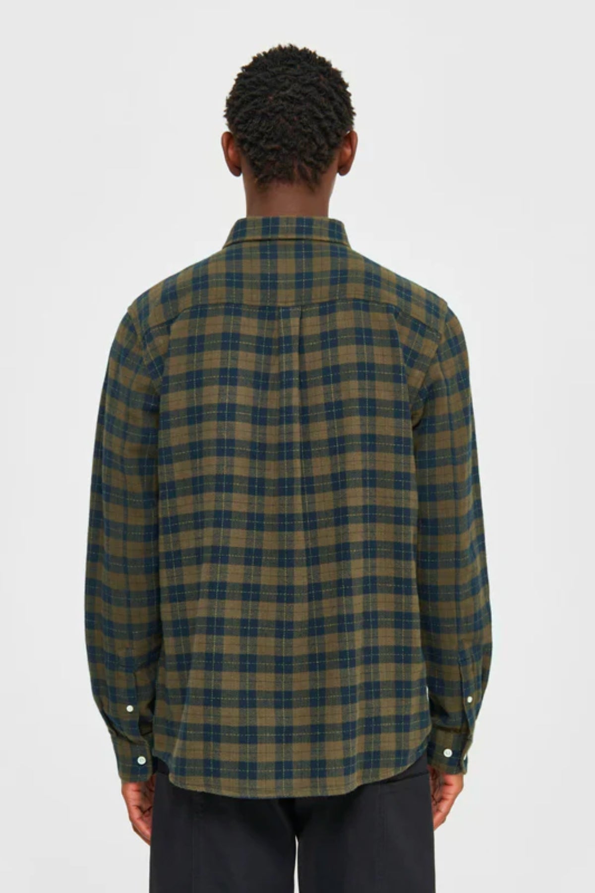 Chemise Loose fit checkered shirt - Knowledge cotton apparel