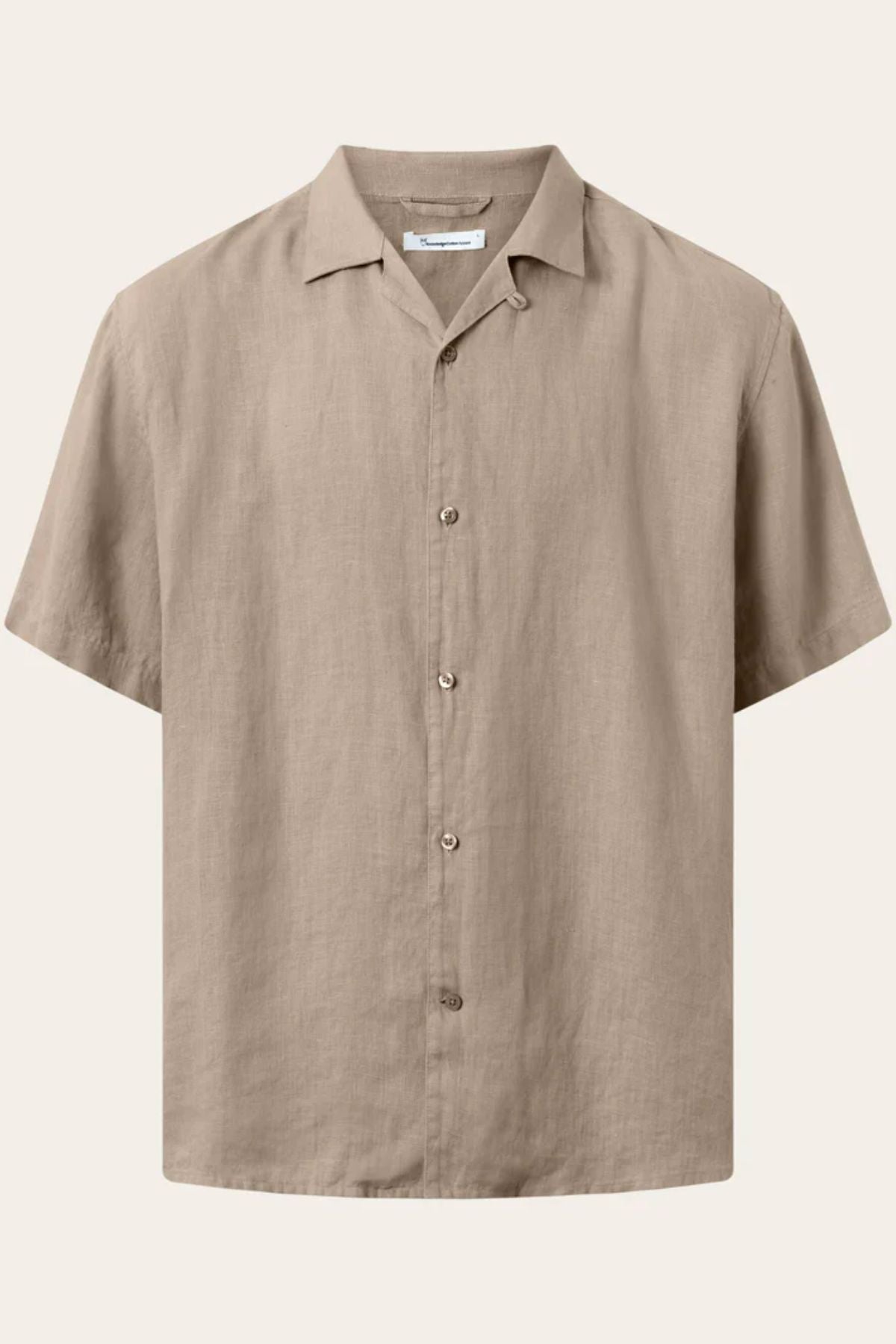 Chemise box short sleeve linen - Knowledge cotton apparel