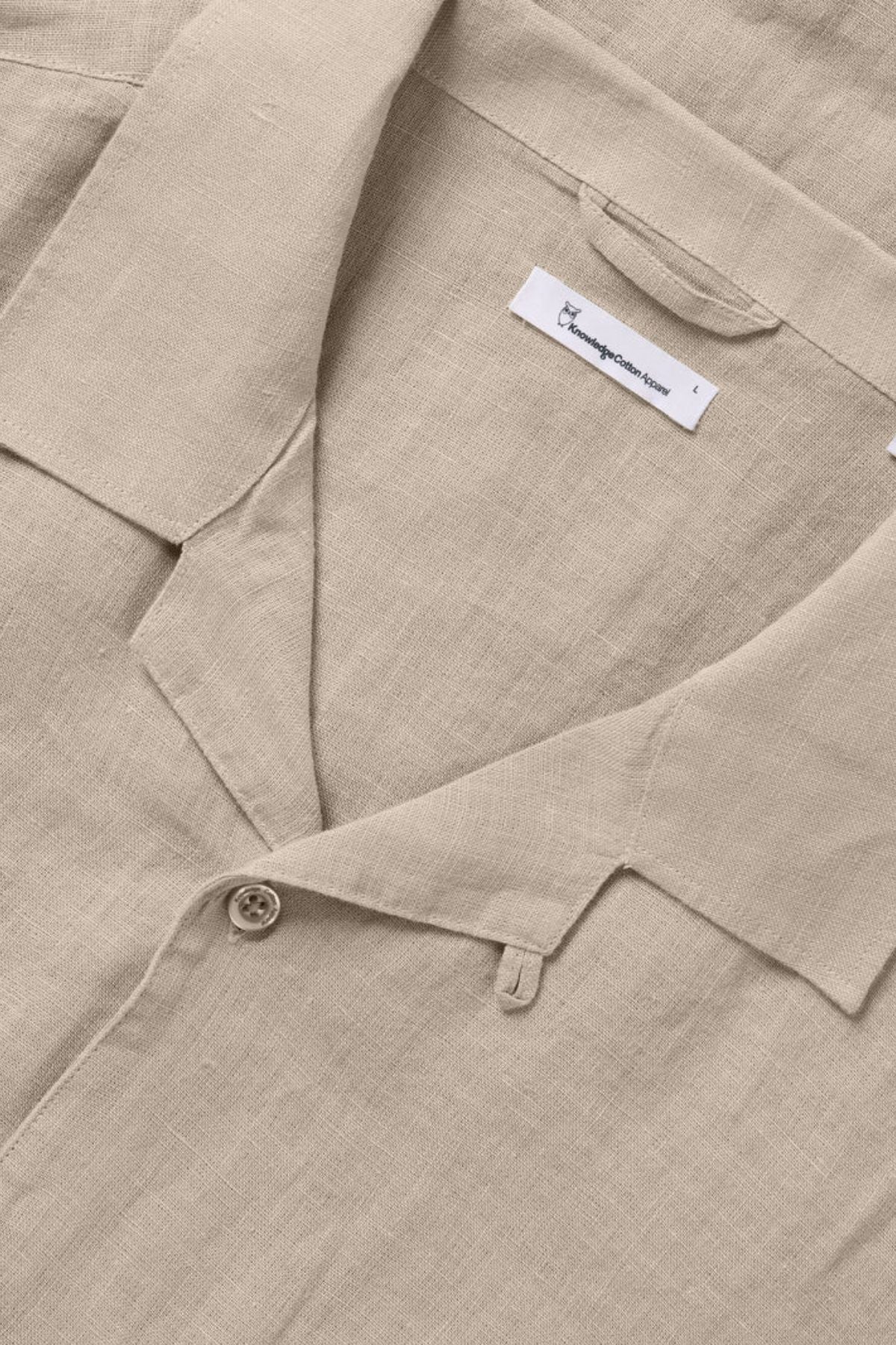 Chemise box short sleeve linen - Knowledge cotton apparel
