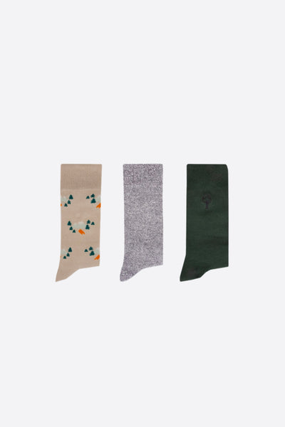 Pack 3 paires chaussettes - Faguo