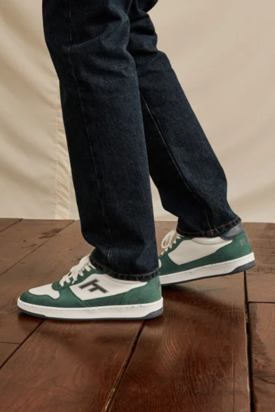 Baskets Alder leather suede - Faguo