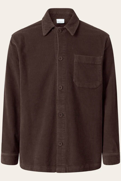 Chemise stretched 8-wales corduroy - Knowledge cotton apparel