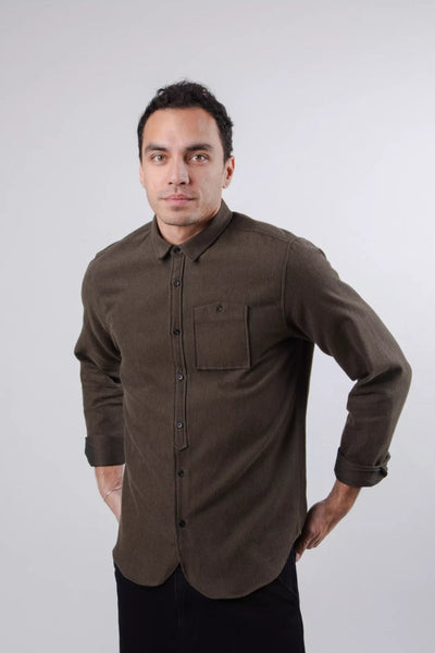 Two Tones Regular Shirt - Brava fabrics