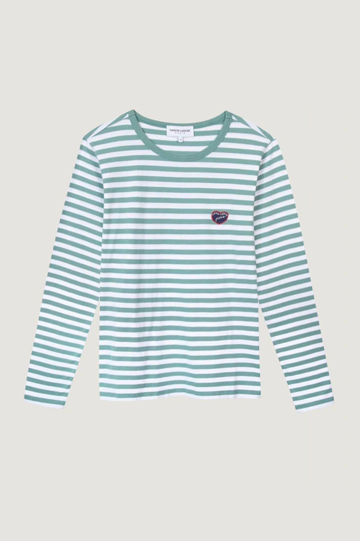 T-shirt poitou ml patch coeur - Maison labiche