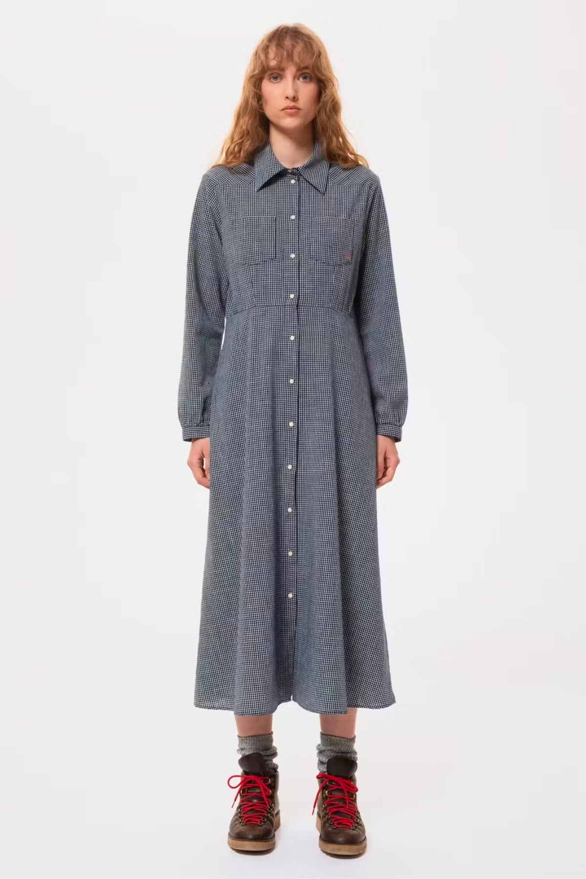 Robe Selma Check Dress - Nudie Jeans