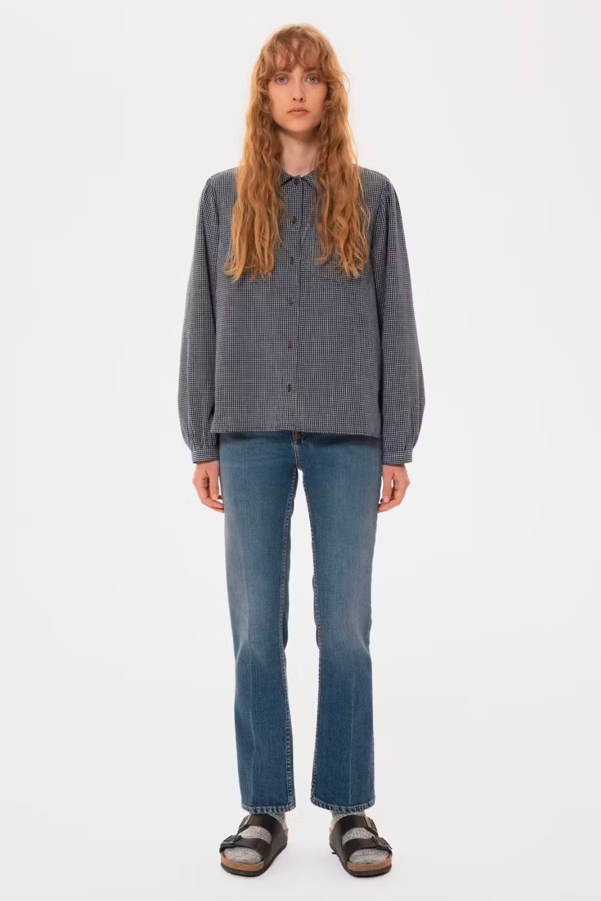 Blouse Edith Check Blouse - Nudie Jeans