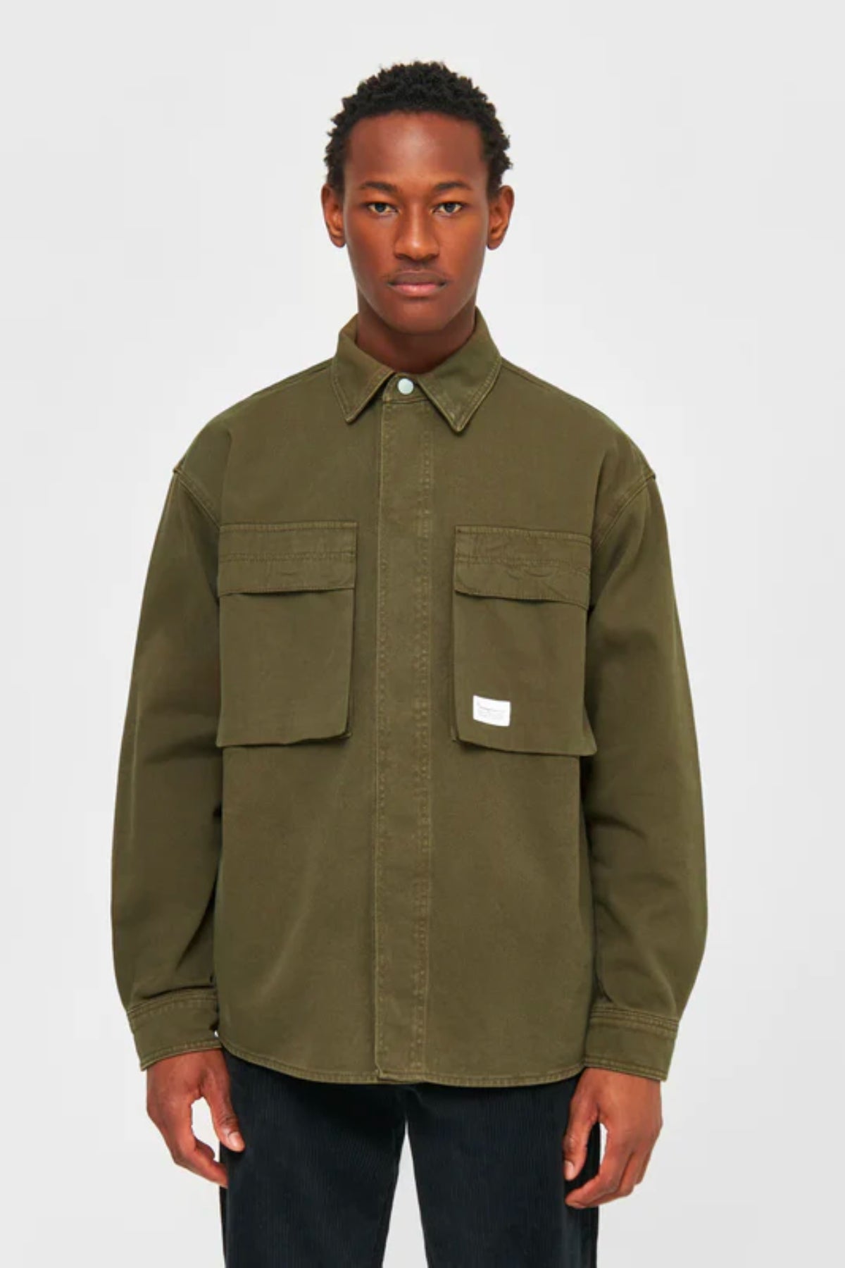 Sur chemise Twill loose fit - Knowledge cotton apparel