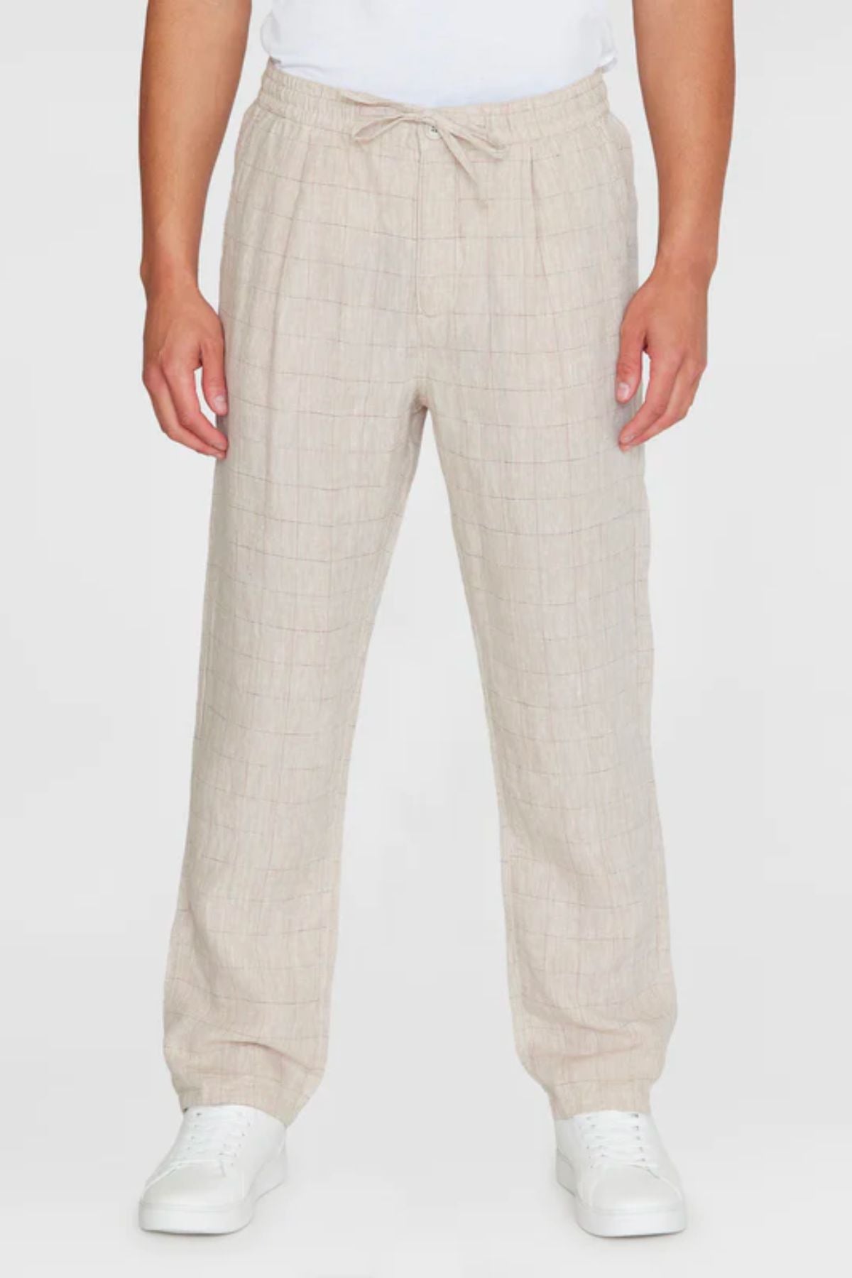Pantalon Fig loose linen pants - Knowledge cotton apparel