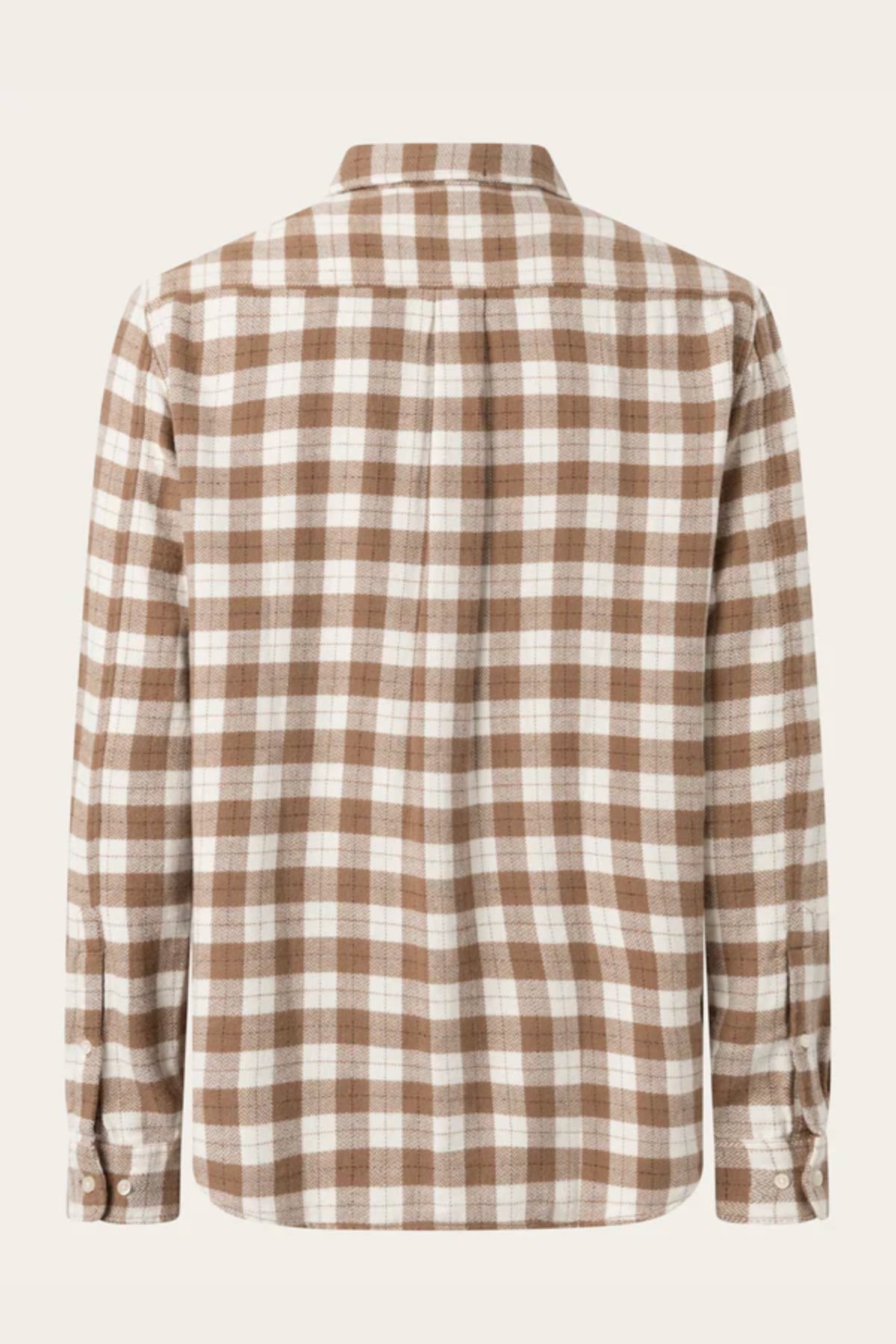 Chemise Loose fit checkered shirt - Knowledge cotton apparel