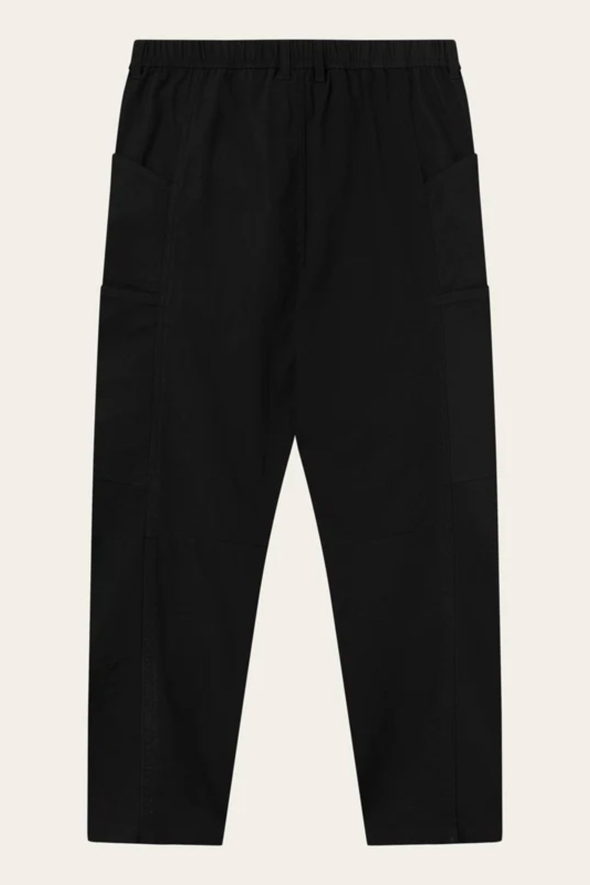 Pantalon ELM carrot canvas belt - Knowledge cotton apparel