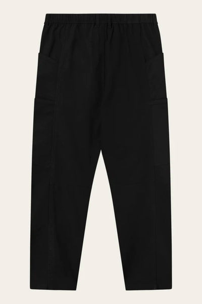 Pantalon ELM carrot canvas belt - Knowledge cotton apparel