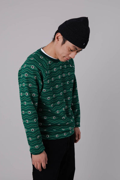 Eyes Jacquard Sweatshirt - Brava fabrics