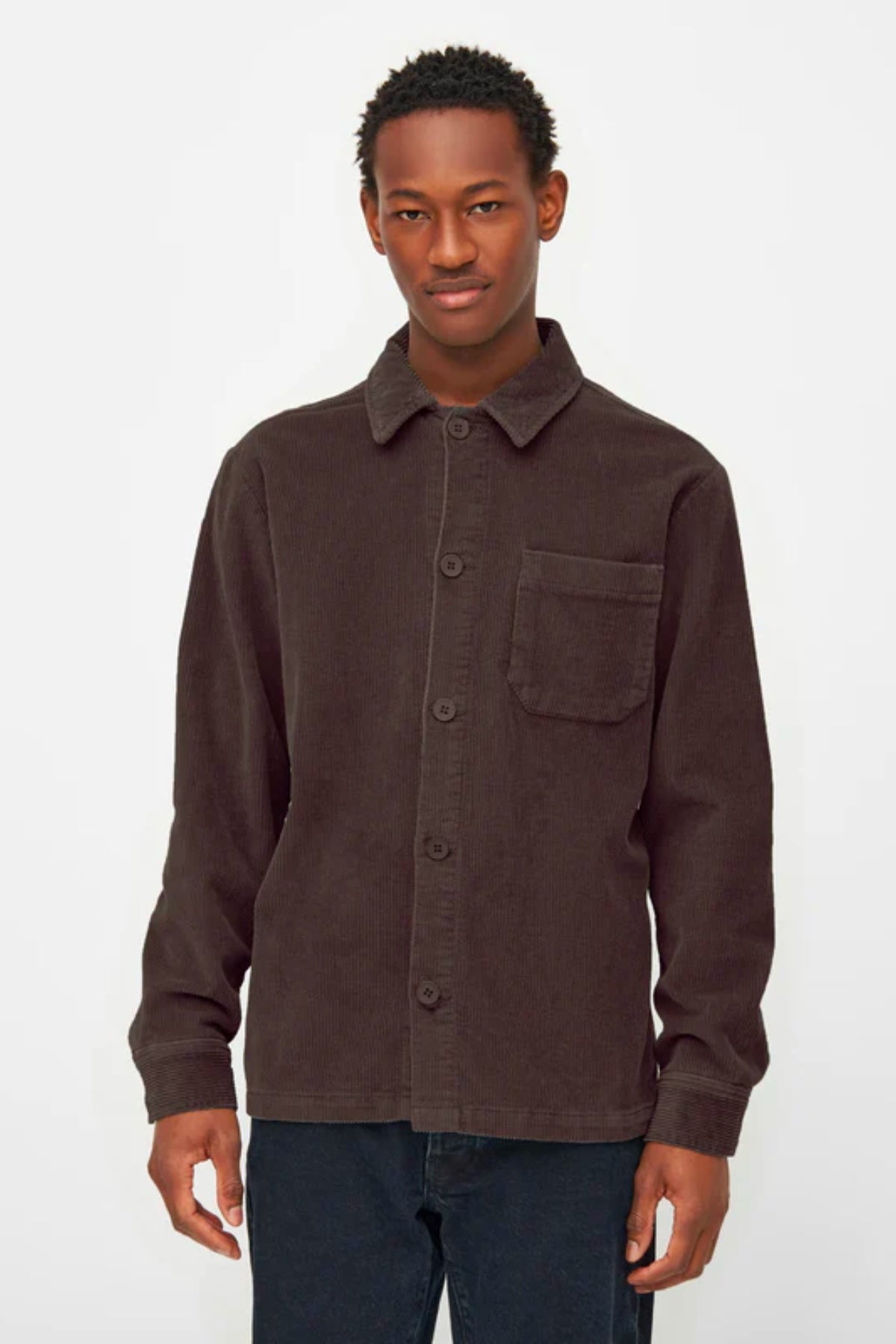 Chemise stretched 8-wales corduroy - Knowledge cotton apparel