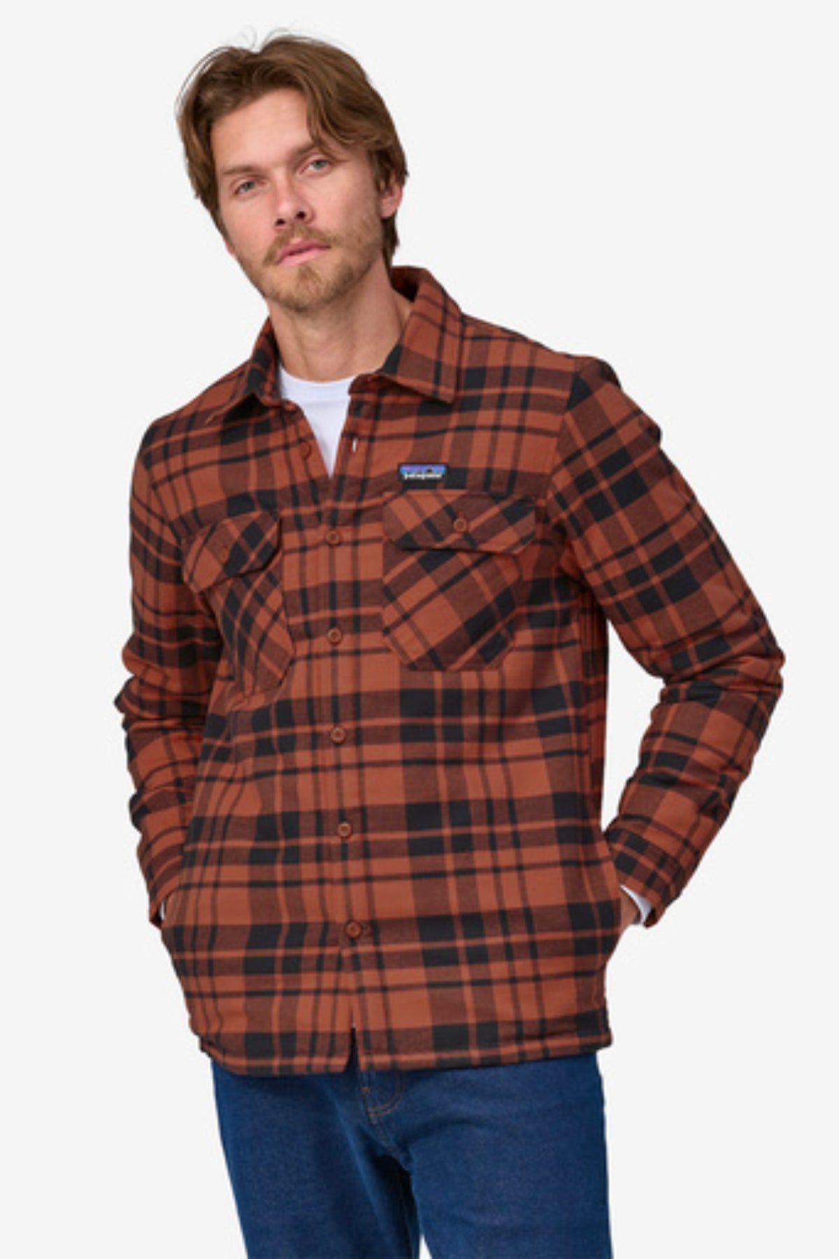 Veste M's Insulated Organic Cotton MW Fjord Flannel - Patagonia