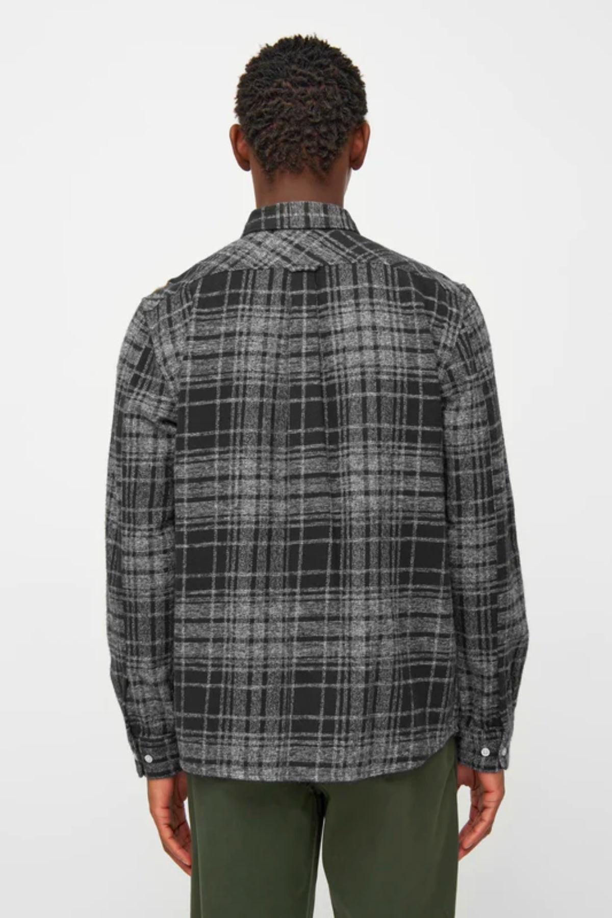 Chemise Regular fit heavy flannel checkered - Knowledge cotton apparel