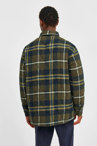 Chemise checked quilted oversized - Knowledge cotton apparel