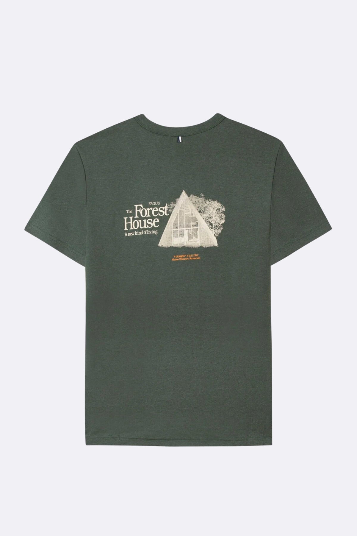 T-shirt Lugny Col Rond Chiné - Faguo