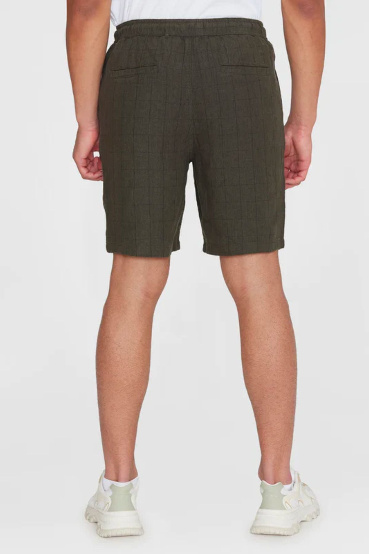 Short Fig loose Linen shorts - Knowledge cotton apparel