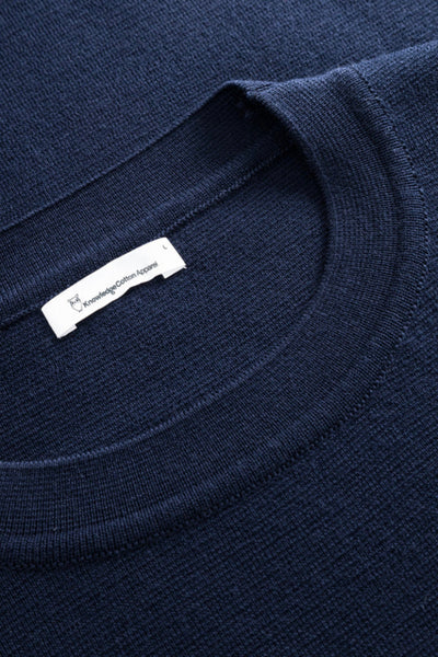 Pull wool crew neck knit - Knowledge cotton apparel