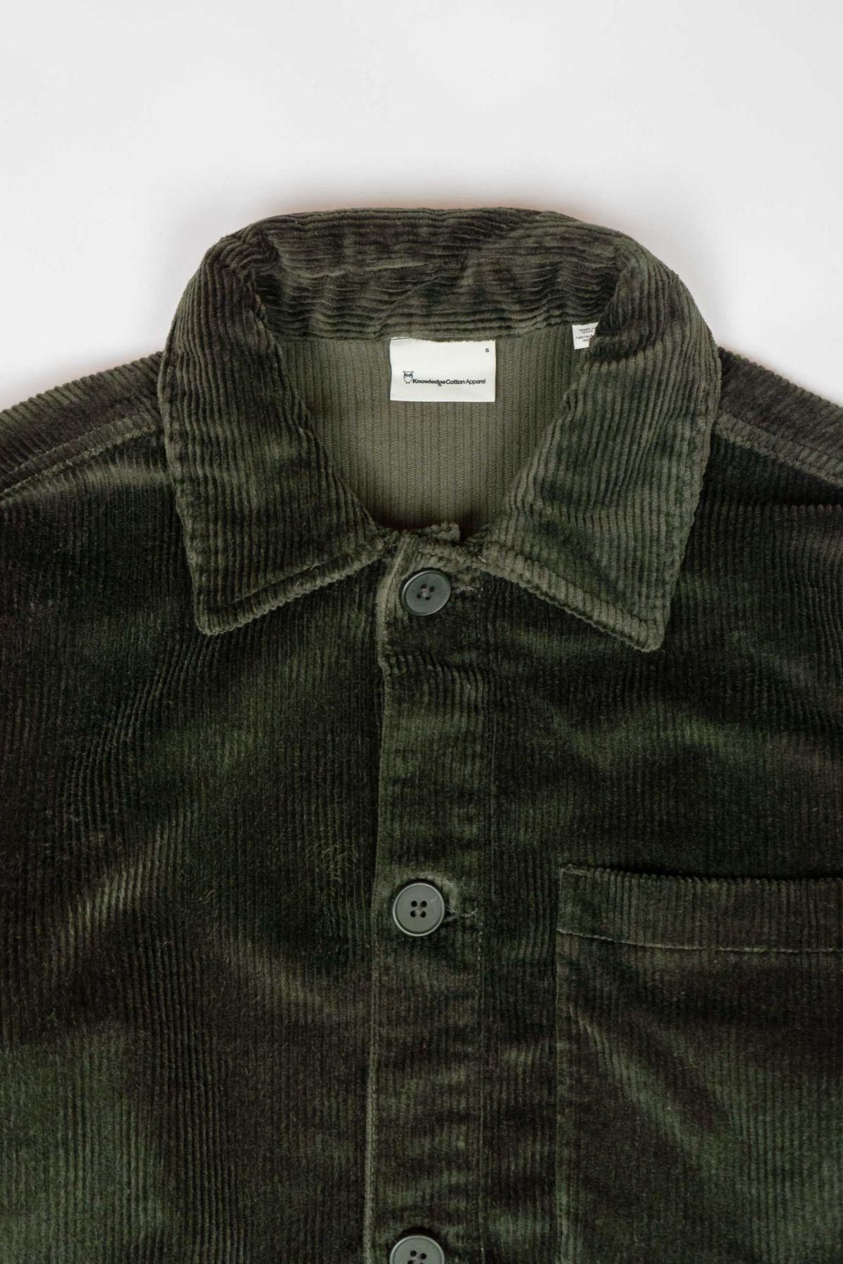 Chemise stretched 8-wales corduroy - Knowledge cotton apparel