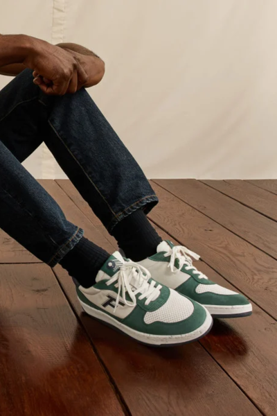 Baskets Alder leather suede - Faguo