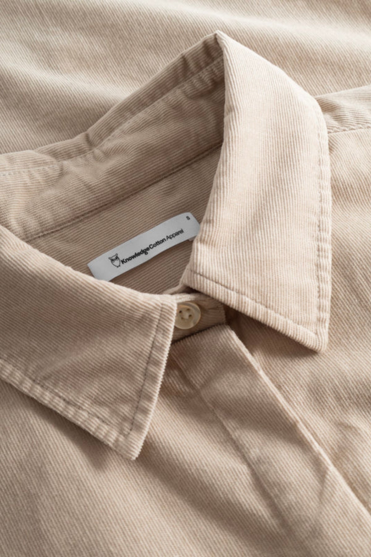 Robe Corduroy mid length shirt - Knowledge cotton apparel