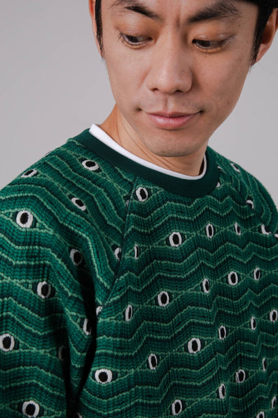 Eyes Jacquard Sweatshirt - Brava fabrics