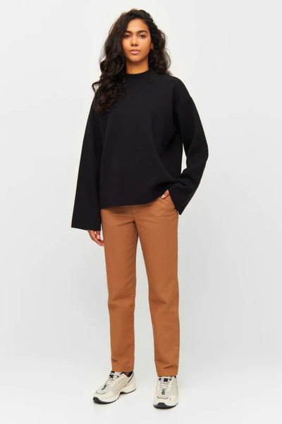 Top Cotton high neck knit - Knowledge cotton apparel