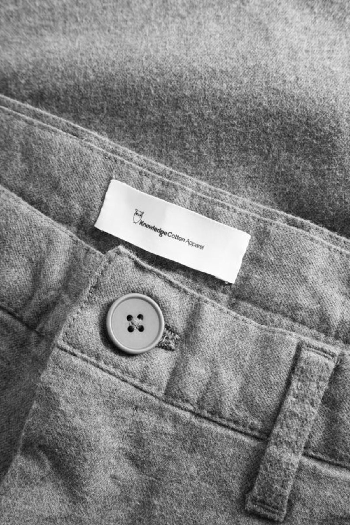 Chino chuck regular flannel - Knowledge cotton apparel
