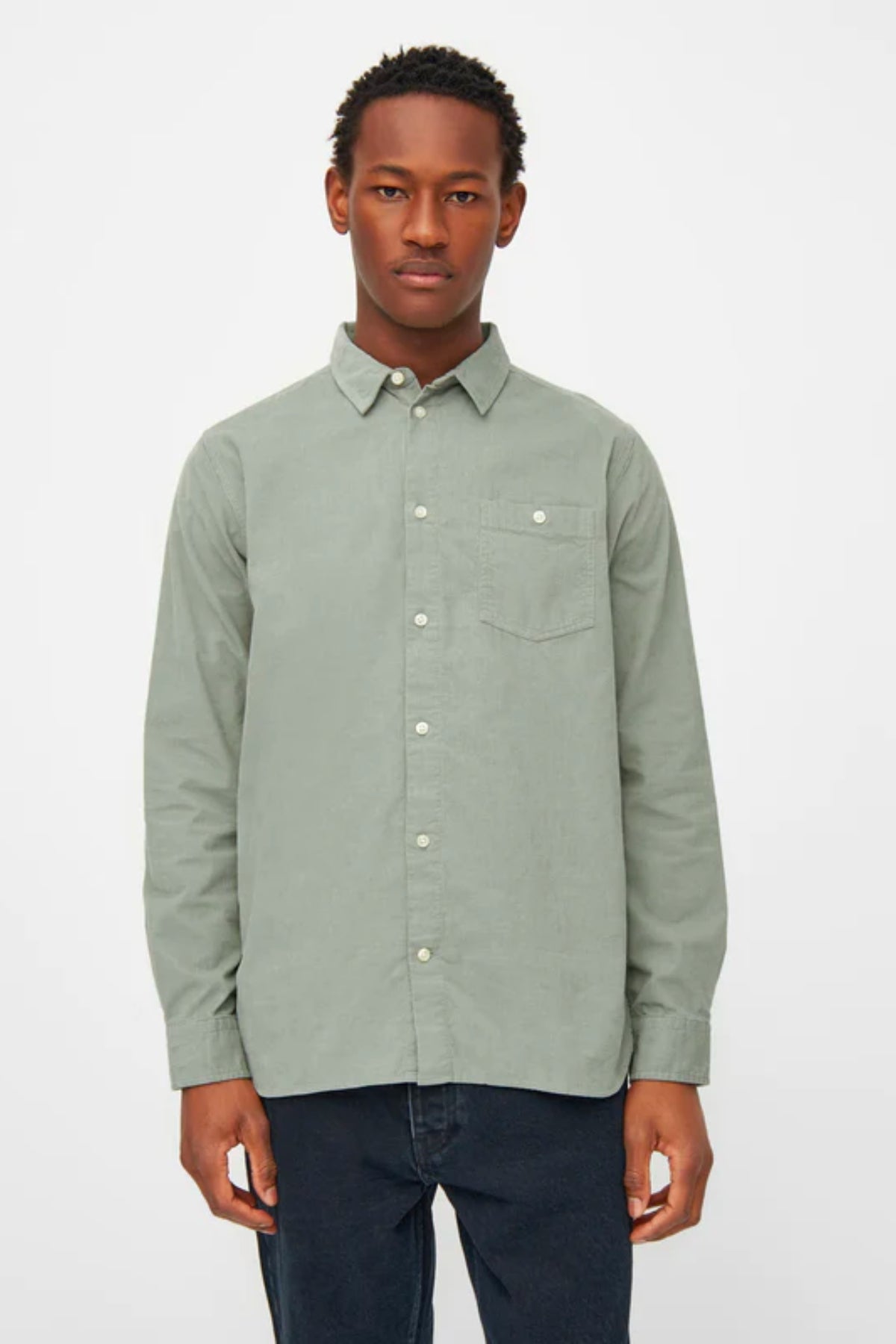 Chemise regular fit corduroy - Knowledge cotton apparel