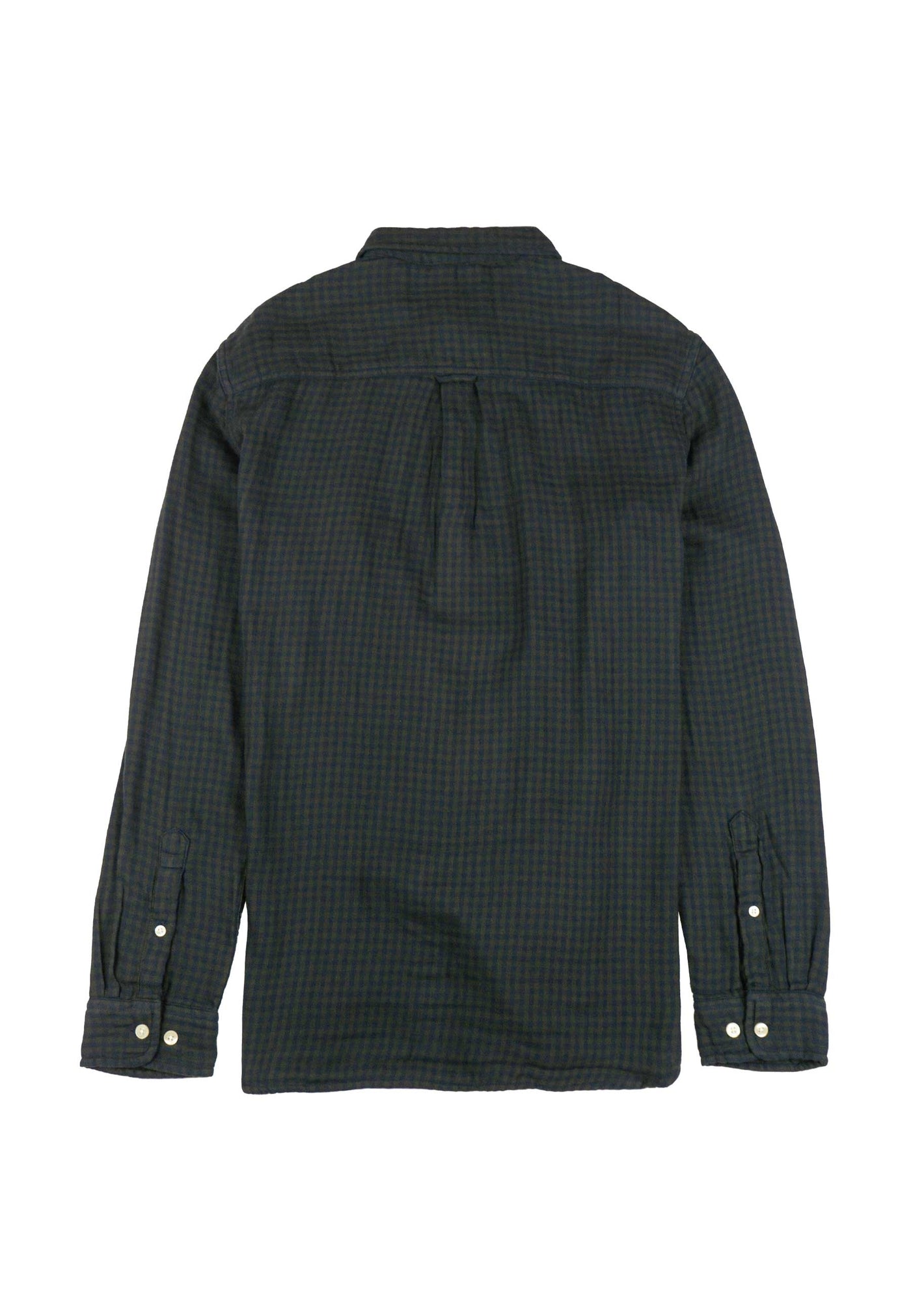 Chemise Regular fit double layer checkered shirt - Knowledge Cotton Apparel