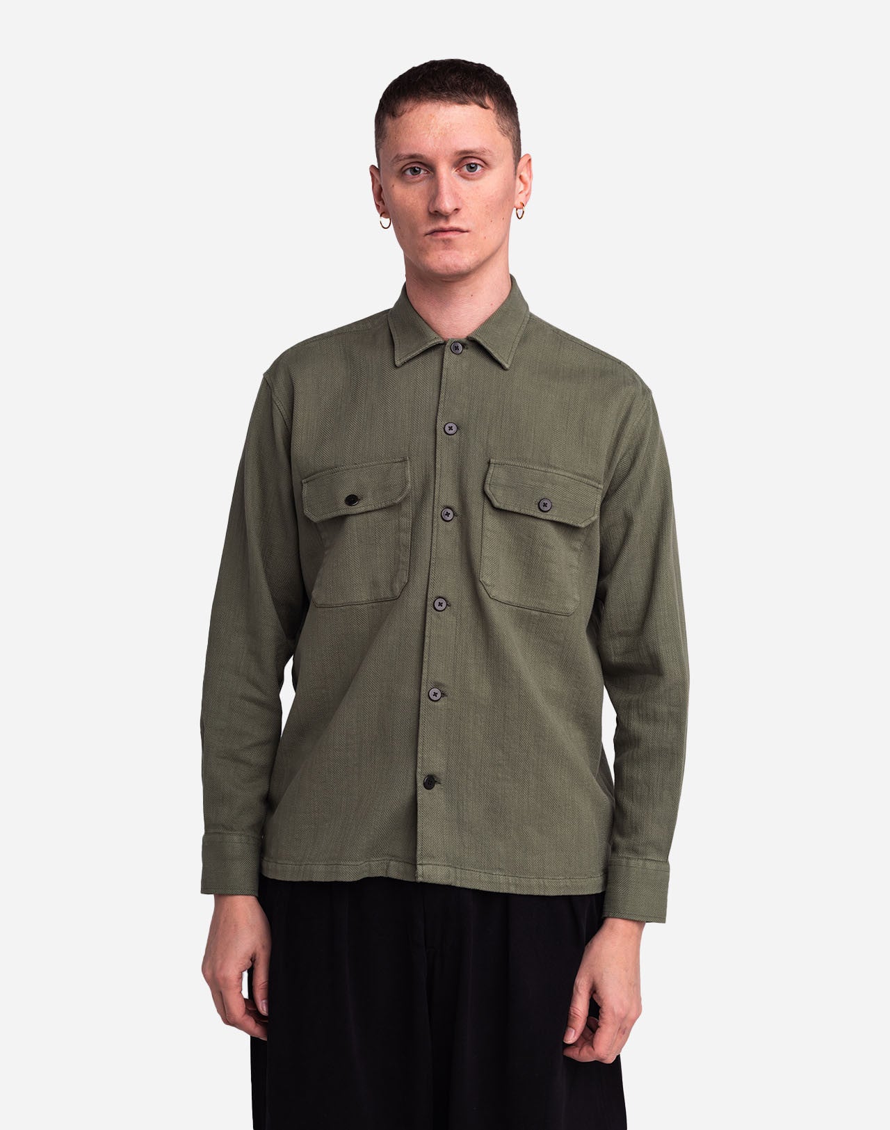 chemise decre mido kaki