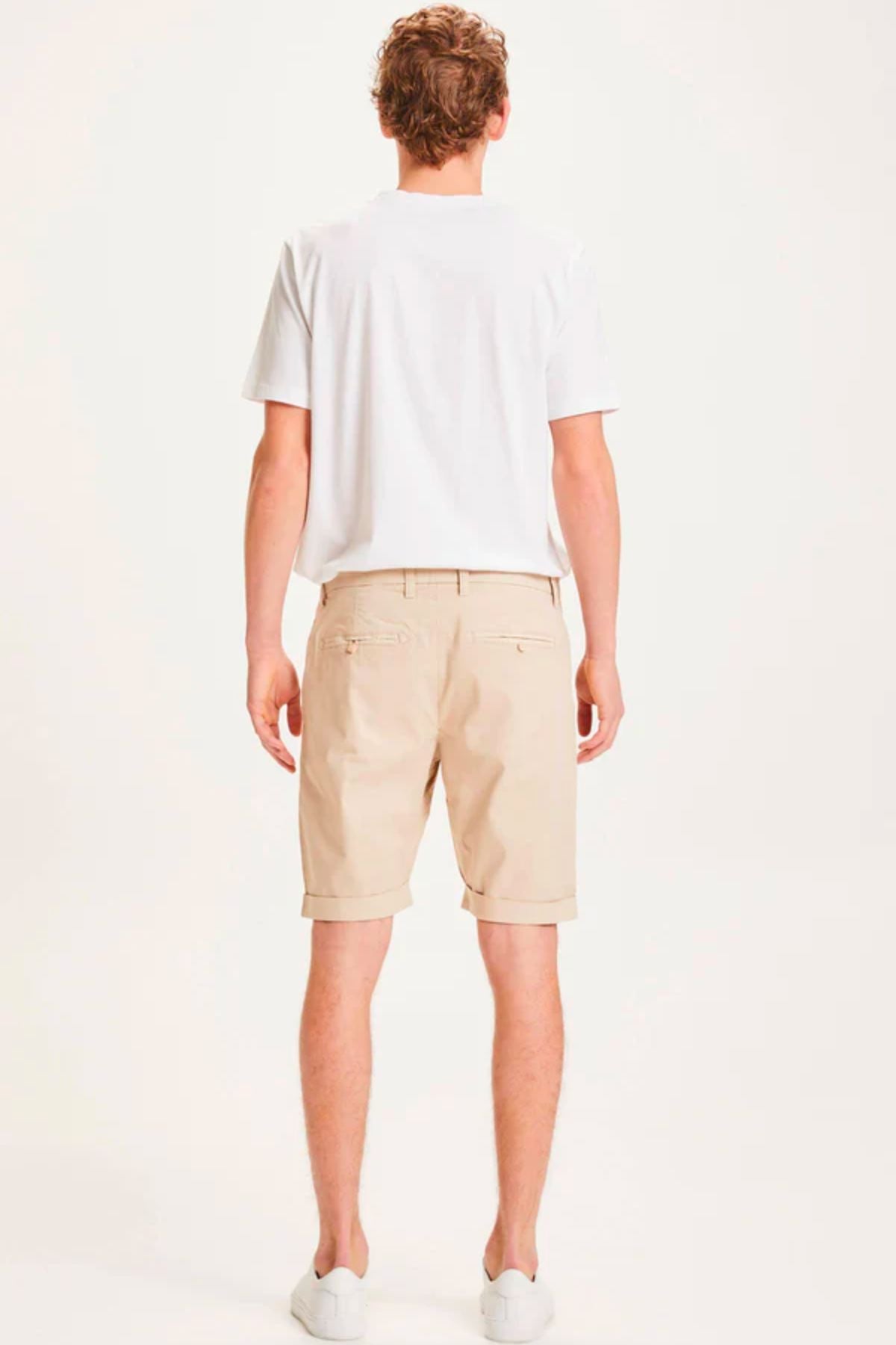 Short Regular Chino Poplin - Knowledge Cotton Apparel