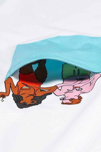 T-shirt Cocktail 21 - Ecru - OLOW