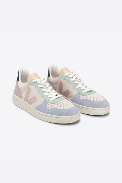 V10 Suede - Multico / Natural - Veja
