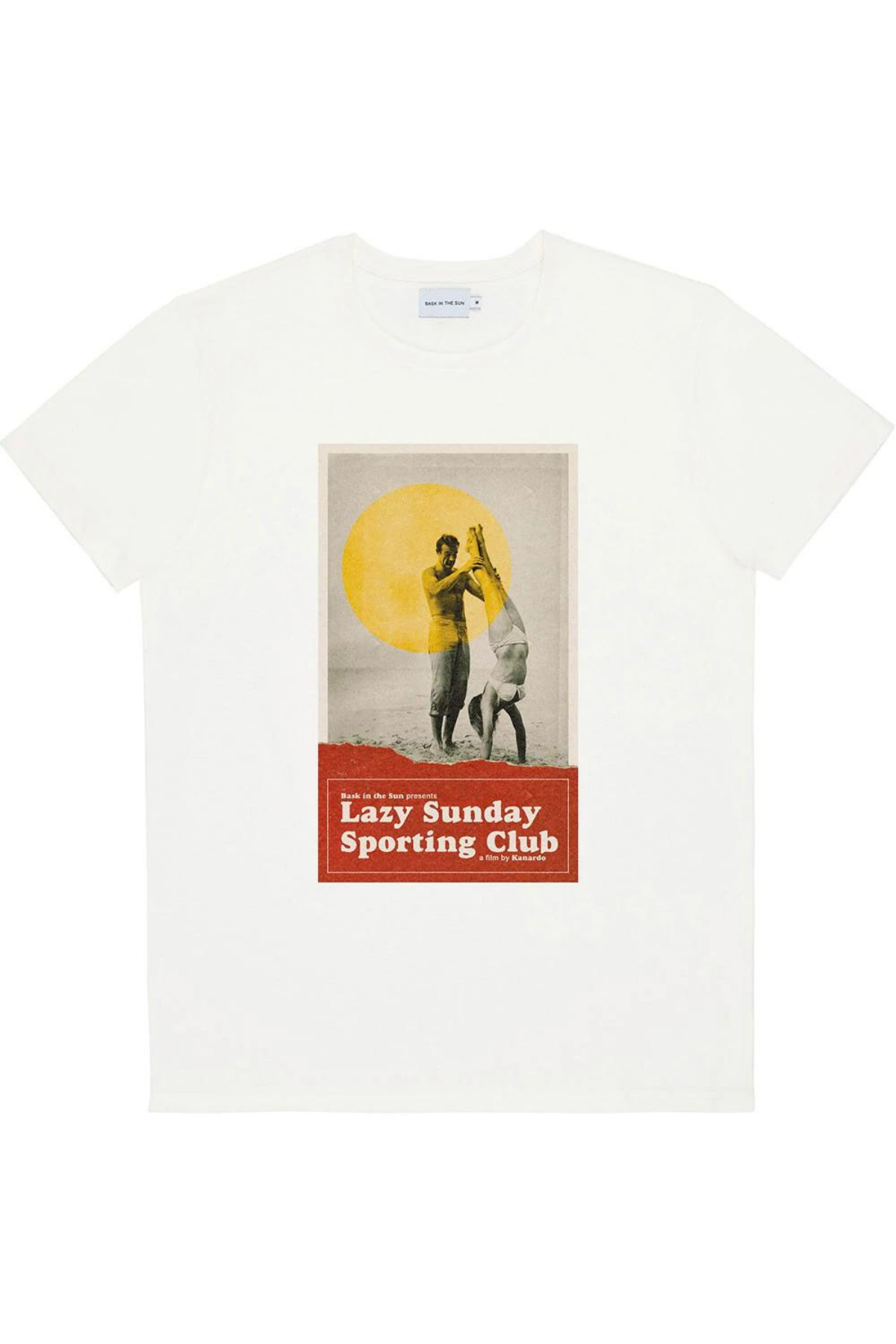 T-shirt Lazy Sunday - Natural - Bask in the sun