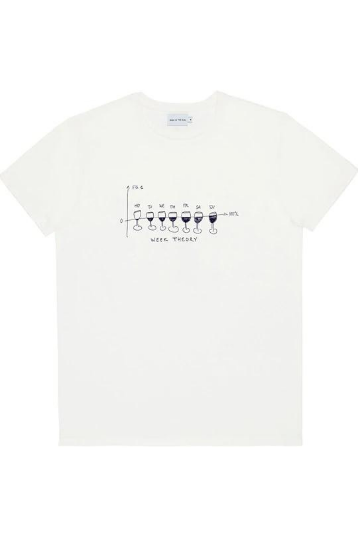 T-shirt Week Theory - Natural - Bask in the sun