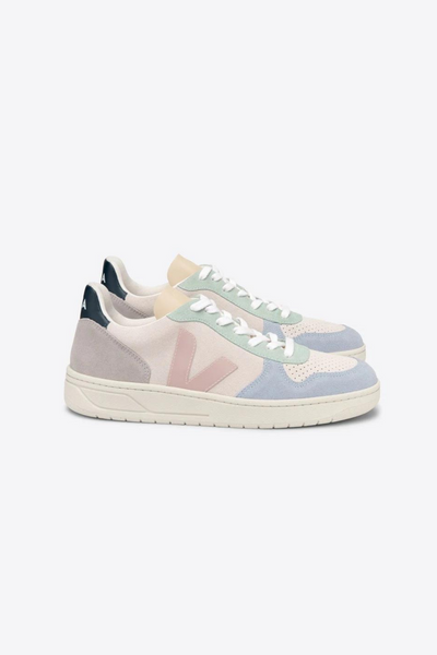 V10 Suede - Multico / Natural - Veja