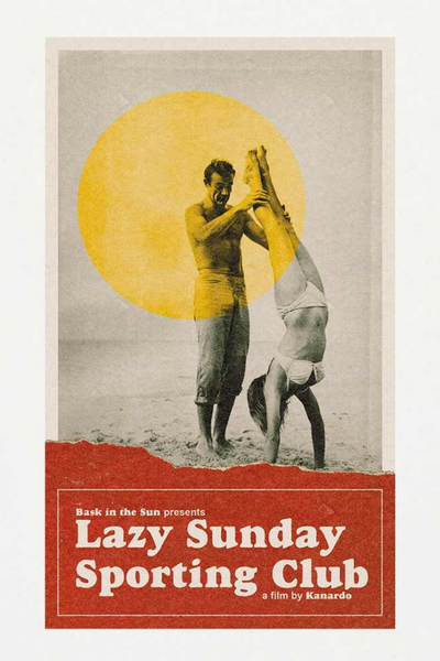 T-shirt Lazy Sunday - Natural - Bask in the sun