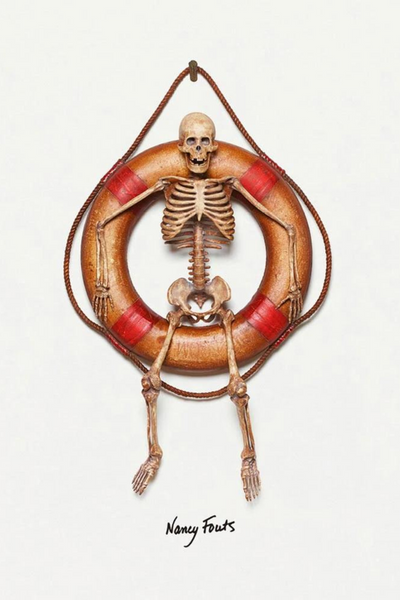 T-shirt Skeleton - Natural - Bask in the sun