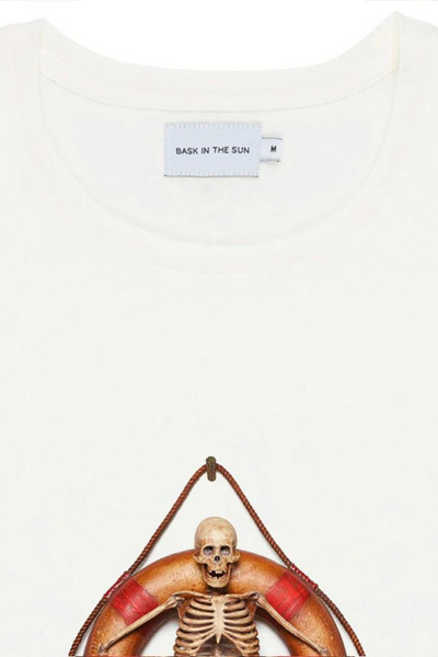 T-shirt Skeleton - Natural - Bask in the sun