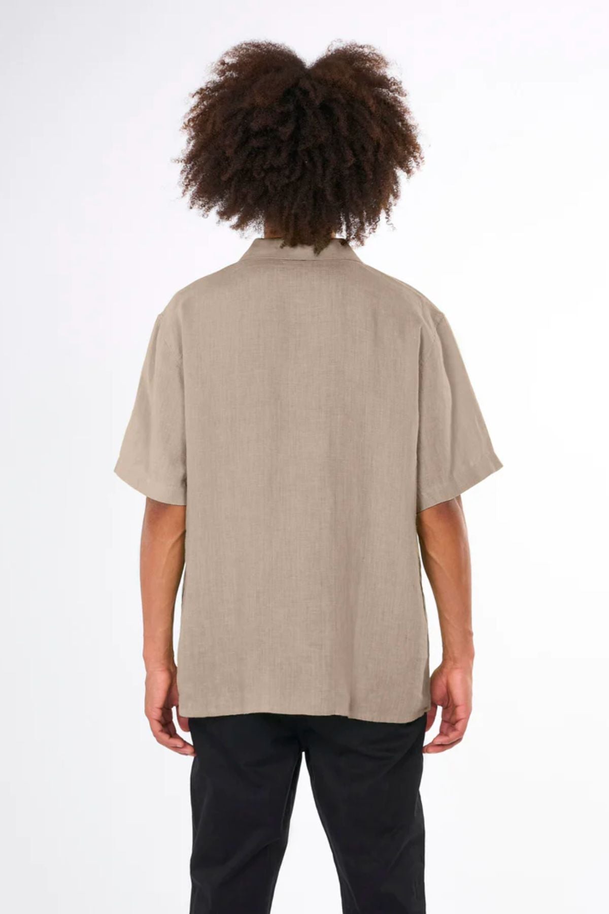 Chemise box short sleeve linen - Knowledge cotton apparel