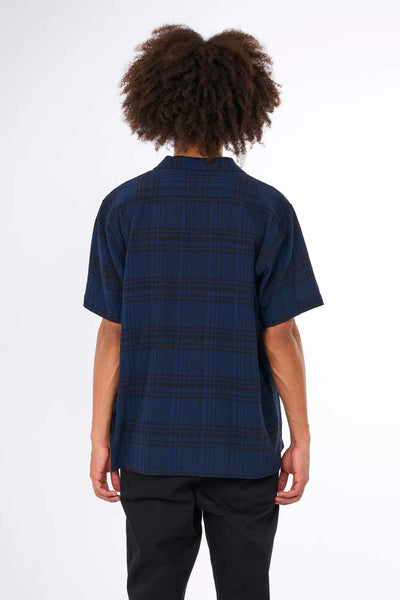 Chemise Boxed fit short sleeved checkered - Knowledge Cotton Apparel