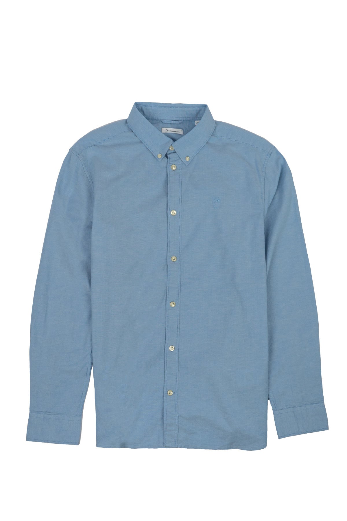 Chemise Costom Tailored Fit Small Owl Oxford - Knowledge Cotton Apparel