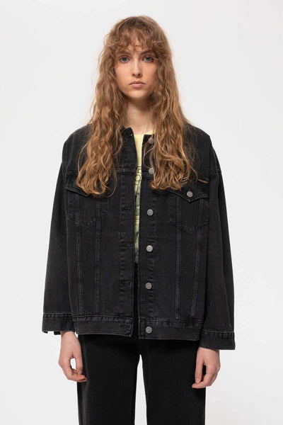 Veste Elin Black Trace- Nudie Jeans