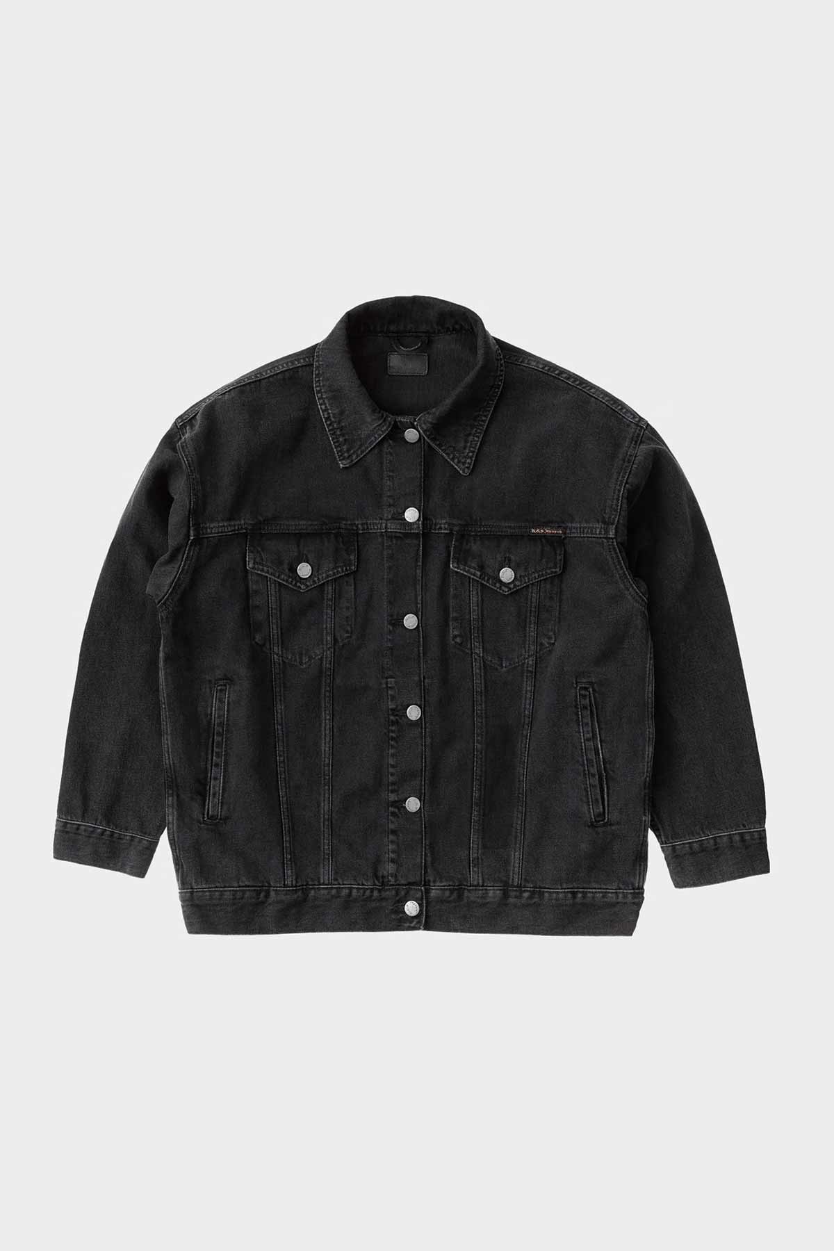 Veste Elin Black Trace- Nudie Jeans