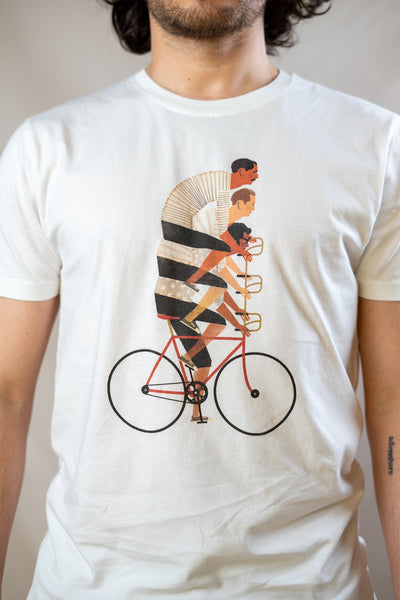 T-shirt Cyclotrio - Écru - Olow
