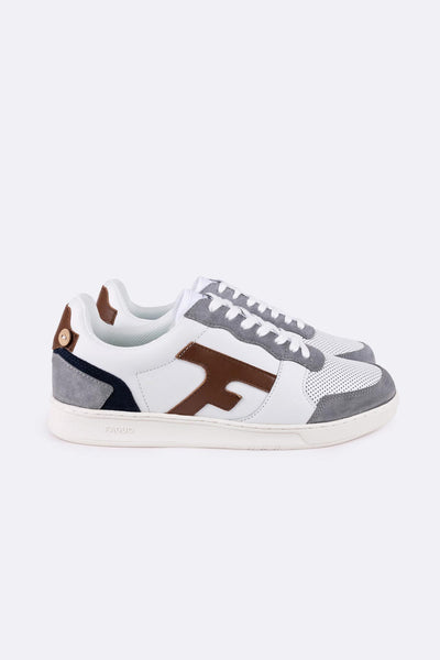 Basket Hazel Leather Suède Cuir - Faguo