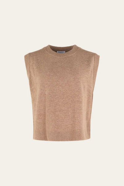 Pull sans manches Lambswool - Thinking Mu