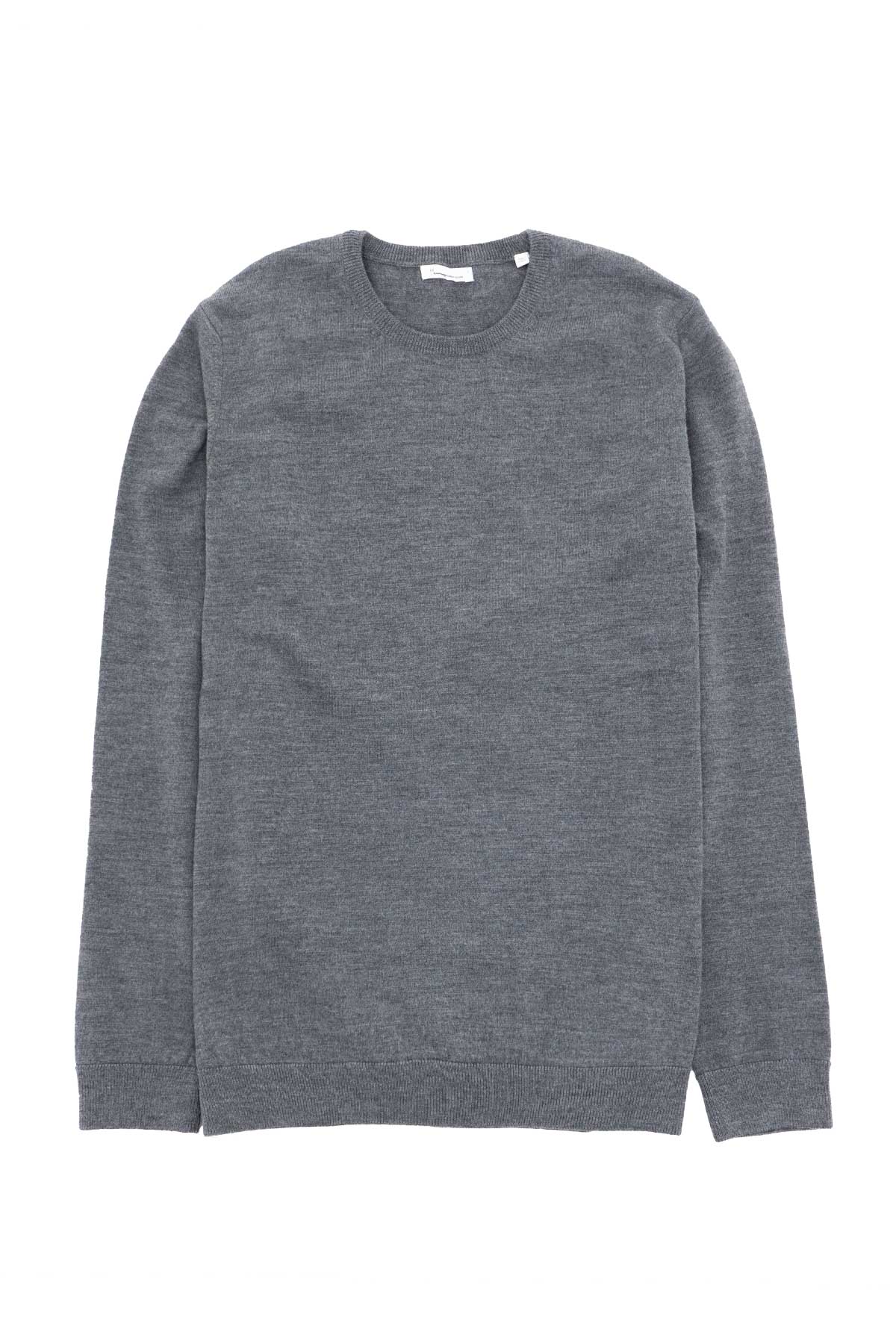 Pull O-neck Merino Wool Plain - Knowledge Cotton Apparel